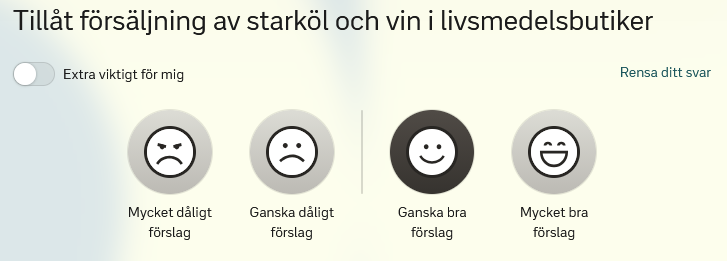 Fråga 13 Försäljning alkohol