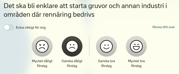 Fråga 5 Starta gruvor