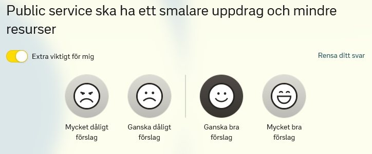 Fråga 9 Public service